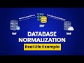 Database Normalization Explained with Real Life Example | 1NF 2NF 3NF Normal Forms Example