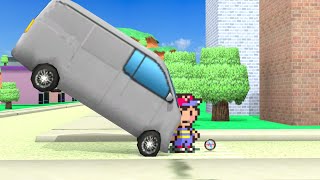 Earthbound Car Physics Be Like [Animation]