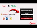 How To Make Random Password Generator Using HTML, CSS & JavaScript | Complete Step-by-Step Tutorial
