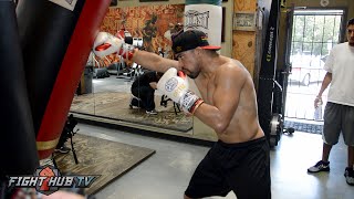 Victor Ortiz vs. Andre Berto 2- Ortiz COMPLETE Media Workout Video