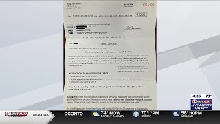 DEBRIEF: Consumer First Alert about a check in the mail