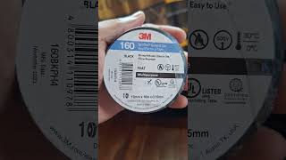 3M 160 TEMFLEX GENERAL USE VINYL ELECTRICAL TAPE | STRONG ADHESION | EASY TO  USE | FLAME RETARDANT