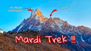 Mardi Trek Nepal I Langtang trek turn into Mardi Himal trek I Sidhing -Mardi view point