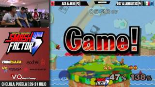 SF5 SSBM Doubles - Aza \u0026 Javi | 007 \u0026 Lenguitas - Smash Melee Winners Semis