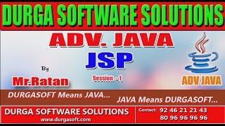 Adv java tutorial || onlinetraining|| JSP(Java Server Page ) Session - 1 by Ratan