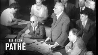 Danube Conference Opens In Belgrade (1948)