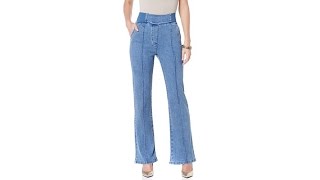 DG2 by Diane Gilman Classic Denim WideLeg Trouser