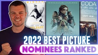 All 10 2022 Best Picture Nominees RANKED