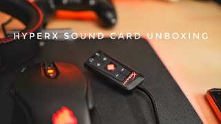 Unboxing the HyperX Sound Card