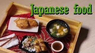 Miso Soup, Spring Rolls & Taiyaki - Polymer Clay Tutorial