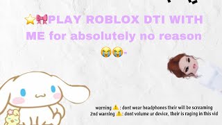 PLAY ROBLOX WITH ME for absolutely no reason (secret message: if u sub i will do a live stream!)🎀⭐️!