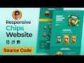 Responsive Chips Website Design Using HTML CSS And JavaScript