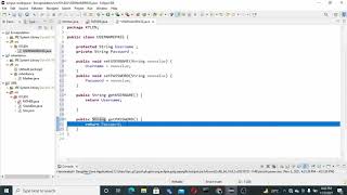 [LAB] Activity 7:1-3 USERNAME AND PASSWORD USING ENCAPSULATION