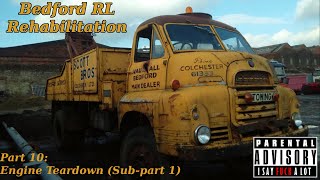 Bedford RL Rehabilitation: Part 10(a): Engine Disassembly