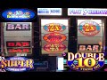 DOUBLE TEN TIMES PAY + 2X 10X 5X BONUS TIMES + 2X 3X 4X 5X SUPER TIMES PAY SLOT PLAY! NICE!