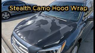 How to Wrap Your Hood with VVivid Black Stealth Camo Wrap