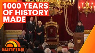 1000 years of history made, as Prince Charles becomes King | Sunrise