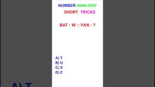 Letter Analogy Short Tricks II Reasoning tricks for #ssccgl #sscmts