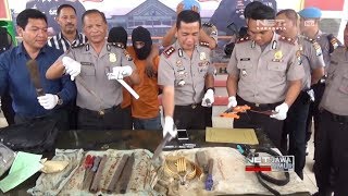 NET. JATIM - KAWANAN SPESIALIS PEMBOBOL BRANGKAS PABRIK  DITANGKAP POLISI