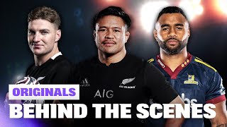 Three Barretts, One Try: Jordie's Career Highlights + Mealamu \u0026 Nareki Talk best Rugby moments!