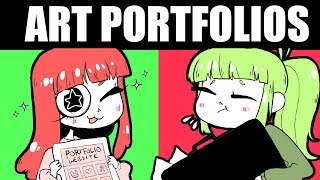 GET INTO ART SCHOOL! [How to Make a Portfolio + Look at My Old One!!!]