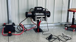 Adding a Winch to the Garage (no more pushing cars in)