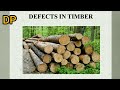 Defects of Timber