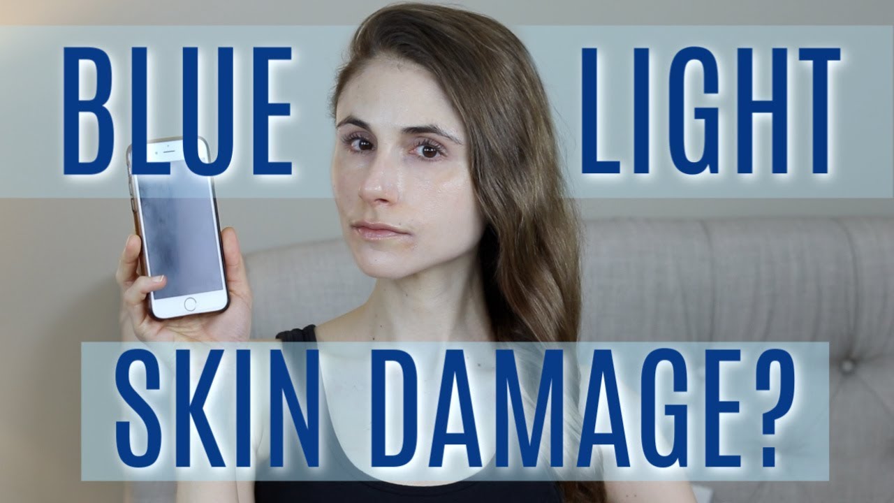 DOES BLUE LIGHT DAMAGE SKIN?? DR DRAY - YouTube