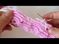 muhteşem yaprak yelek battaniye örgü modeli crochet knitting