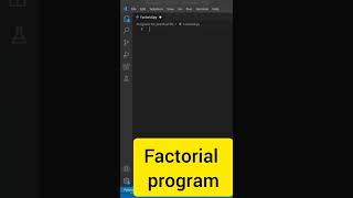 how to find factorial of a number in python | factorial program #shorts #coding #python