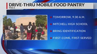 Memphis Shelby County Schools holds mobile food pantry