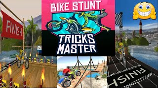 Bike Stunts Trick Master game(Impossible Tricky Bike Stunts)Bike Racing Game 3D Android Gameplay(HD)