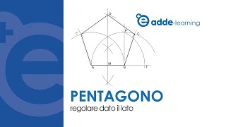 Pentagono regolare dato il lato