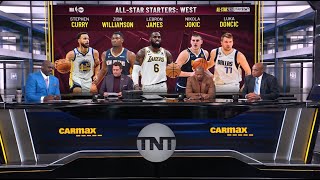 NBA West All-Star Starters Revealed | NBA on TNT Reaction