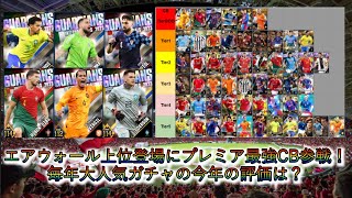 【ウイコレ】【ガチャレビュー】エアウォール上位登載に、プレミア最強CB参戦でDF環境はどうなる？～23年ナショナル・ガーディアン編～