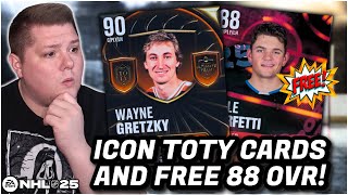 NEW TOTY CARDS AND SETS + FREE 88 OVR | NHL 25 Weekly Modes Update