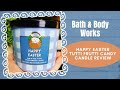 Bath & Body Works HAPPY Easter Tutti Frutti Candy Candle Review