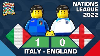 Italy vs England 1-0 • UEFA Nations League 2022 • Italia Inghilterra Goal & Highlights Lego Football