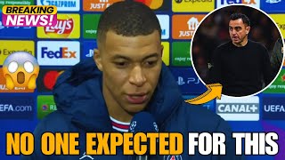 💥BOMBSHELL🔥 NOBODY EXPECTED THIS😰 LOOK WHAT MBAPPÉ SAID ABOUT BARCELONA AND XAVI🔥 BARCA NEWS TODAY!