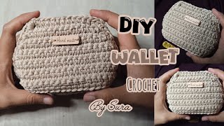 DIY Crochet Wallet | Tutorial | Dompet Rajut | Crochet | By Sura