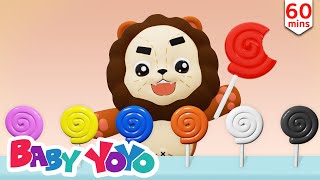 The Colors Song (Color Candies with CoCo) + more nursery rhymes & Kids songs - Baby yoyo