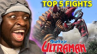 I WATCHED THE TOP 5 BEST ULTRAMAN KAIJU FIGHTS!!!! | REACTION!!!!