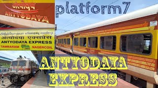 Train Journey | Trichy to Nagercoil by 20691 Antyodaya Express in Unreserved Second Class