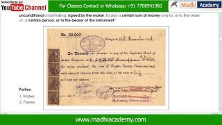 Promissory Note in Tamil | CA, CMA, CS Classes in Tamil | Negotiable Instrument Act in Tamil