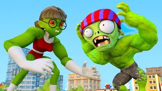 Scary teacher 3D hero TaniHulk vs Nick Troll ice Scream 4 and Zombie Funny Animation