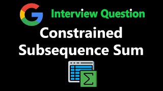 Constrained Subsequence Sum - Leetcode 1425 - Python