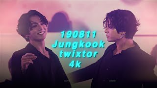 4k jungkook twixtor clips [ fancam 190811 ]