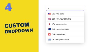 How To Create Custom Dropdown Using HTML, CSS & JavaScript (Part 4)