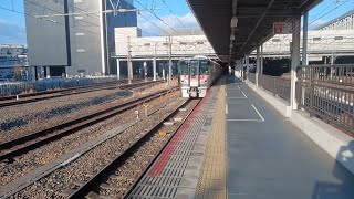 227系うららL17編成児島行岡山駅発車