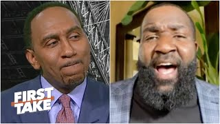 'New York, STAND DOWN!' - Perk taunts Stephen A. after the Knicks' blowout loss | First Take